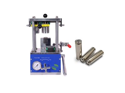 Hydraulisk sylindrisk celle laboratorieutstyr krympemaskin