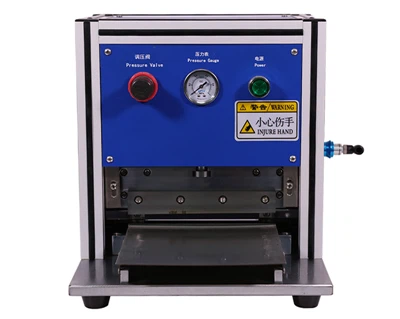 Pneumatisk batterikantskjæringsmaskin